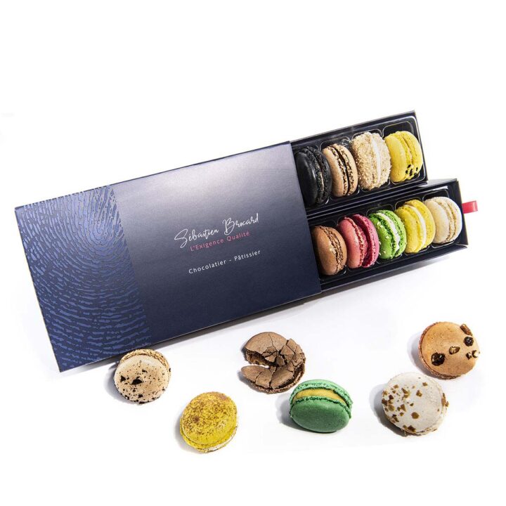 Coffrets de 16 macarons Sébastien brocard