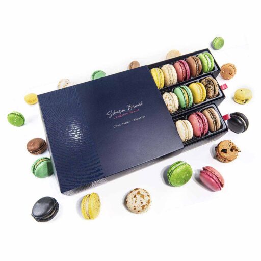 Coffrets de 24 macarons Sébastien brocard