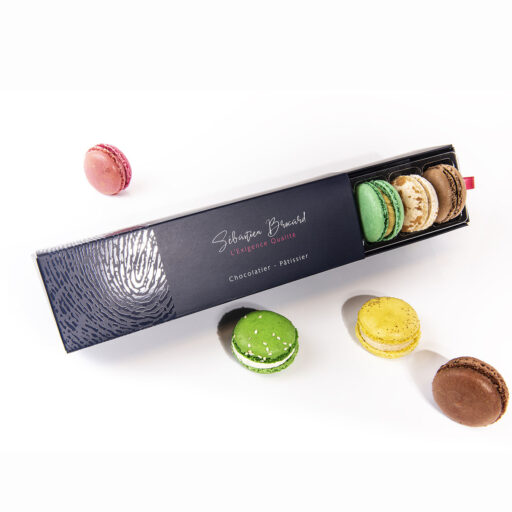 Coffrets de 8 macarons Sébastien brocard