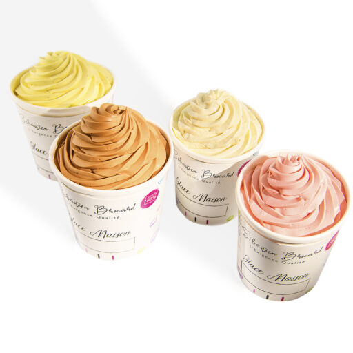Pots de Glace – Glace Maison – Chocolaterie – Pâtisserie – Sébastien Brocard